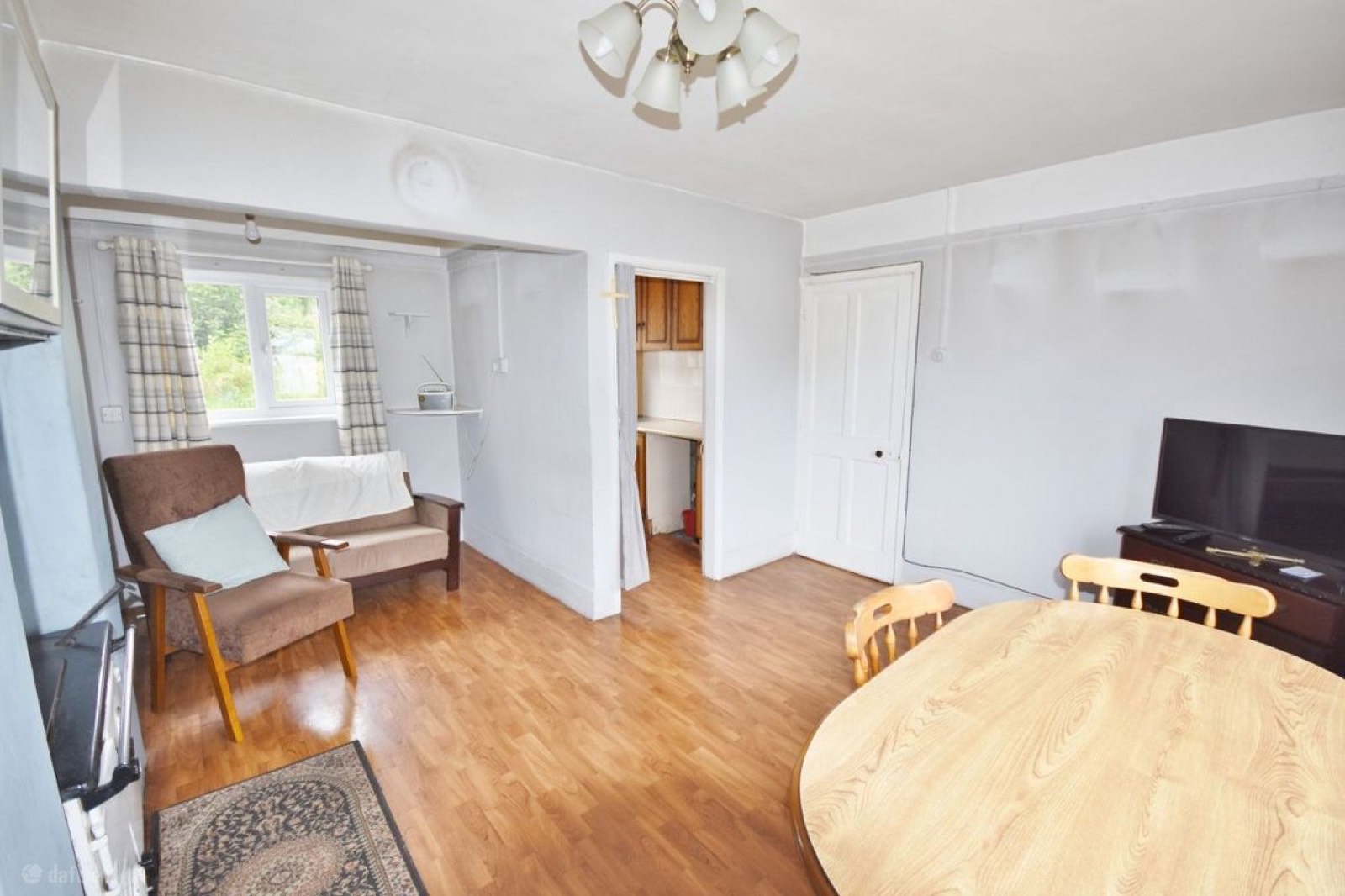 Before — Living & dining — before and after